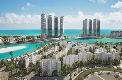 شقة - غرفة نوم - 2 حمامات للبيع في الحي اللاتيني - مدينة العلمين الجديدة - العلمين - الساحل الشمالي